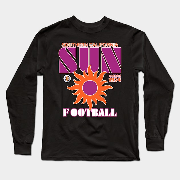 Southern California Sun Football Long Sleeve T-Shirt by Tee Arcade